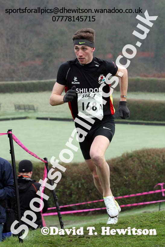 Senior men, Durham Cathedral Cross Country Relays. Photo: David T. Hewitson/Sports for All Pics